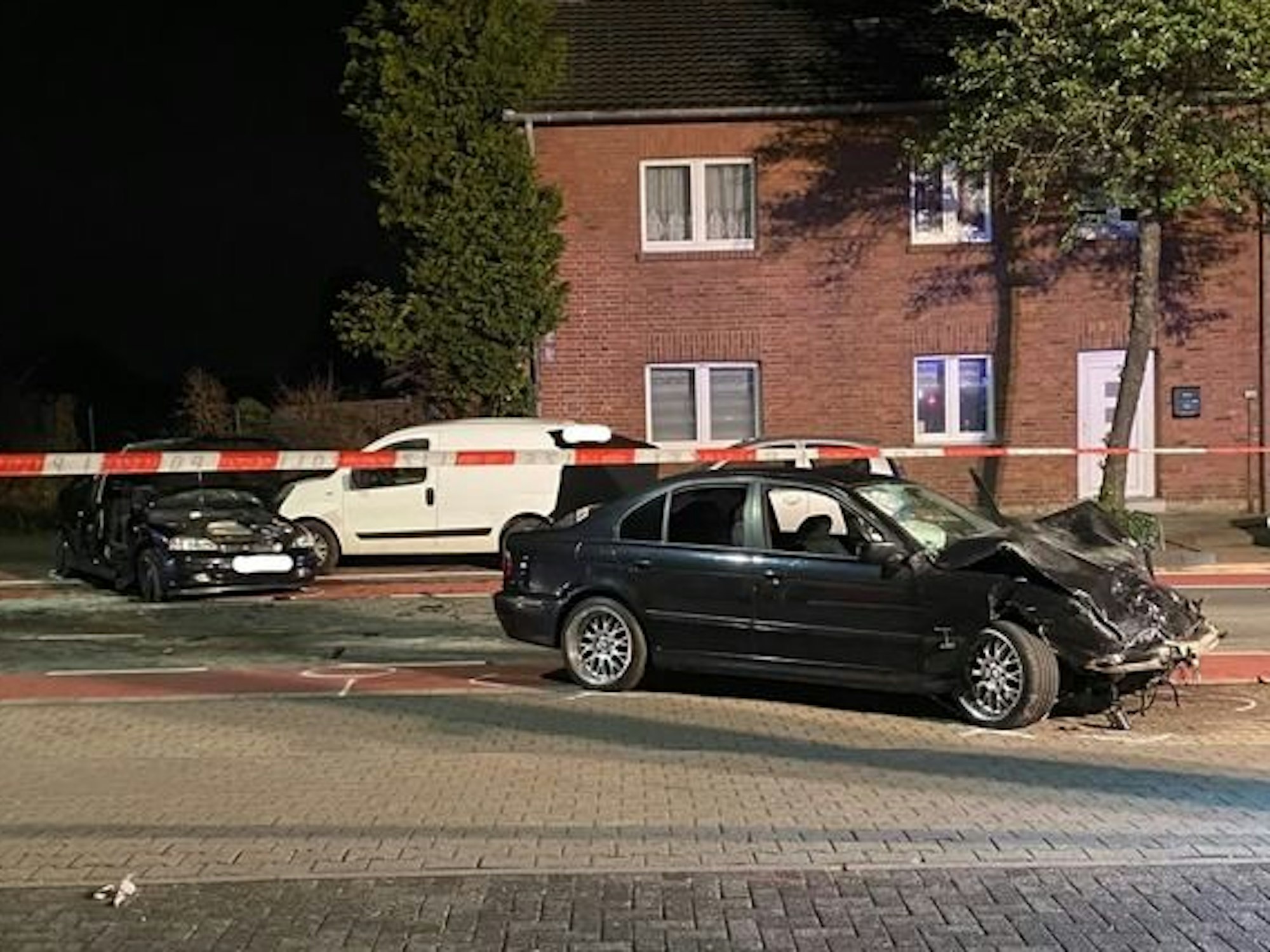 Unfallstelle in Stolberg, wo eine 63-jährige Frau ums Leben kam.