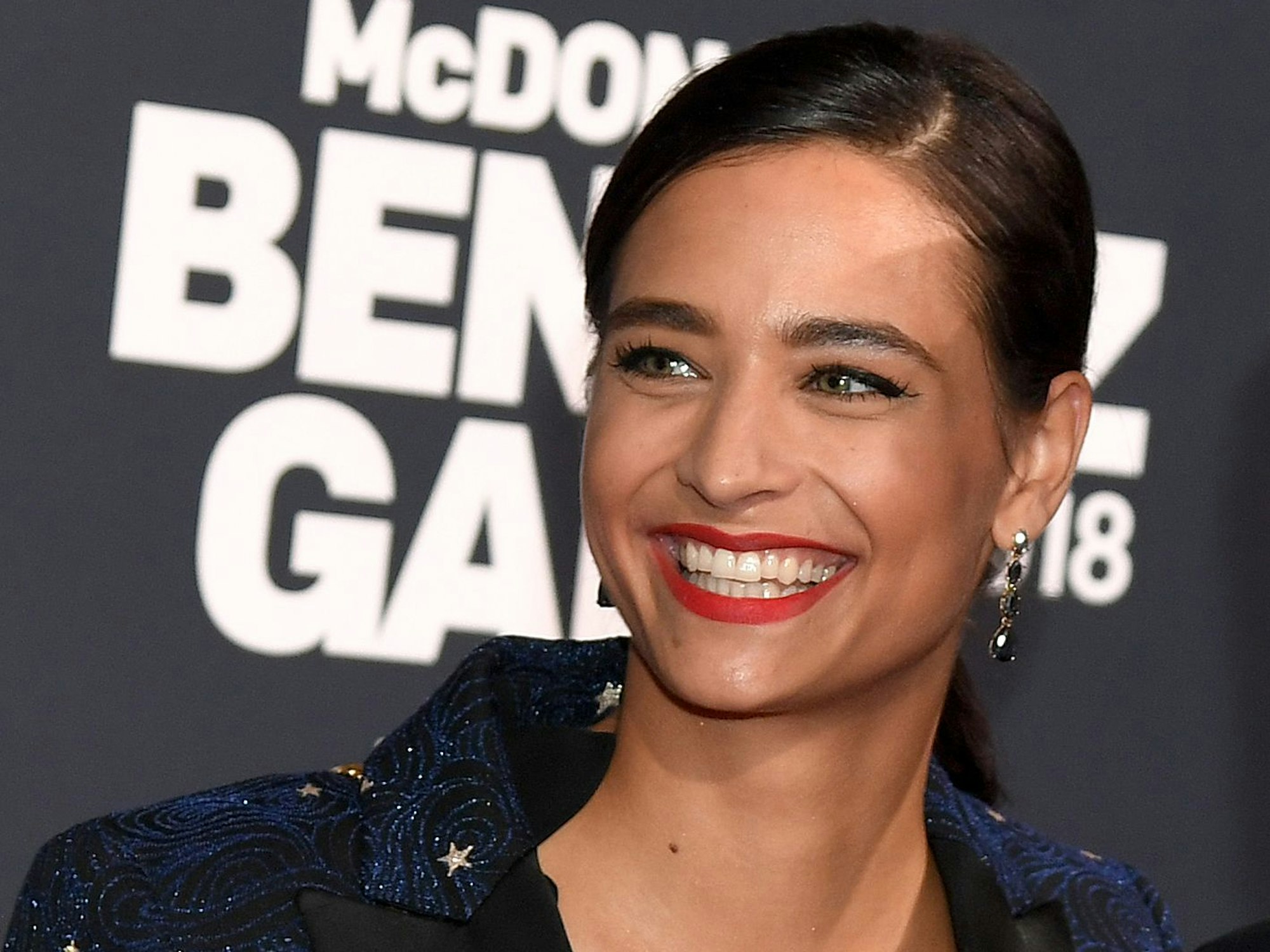 Amira Pocher kommt zu einer Benefiz-Gala zugunsten der McDonald's Kinderhilfe-Stiftung.