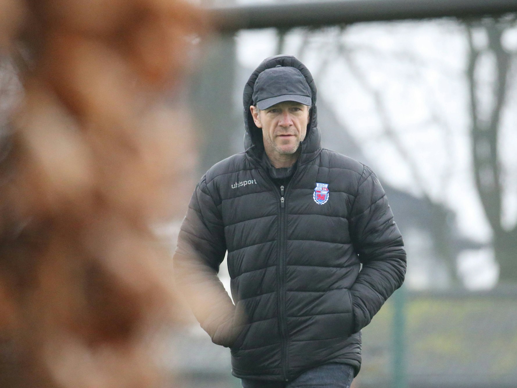 Straelen, Deutschland 22. Januar 2022: Regionalliga West - 2021/2022 - SV Straelen vs. Bonner SC Trainer Markus von Ahlen Bonner SC Stadion an der Roemerstrasse Nordrhein Westfalen *** Straelen, Germany 22 January 2022 Regionalliga West 2021 2022 SV Straelen vs Bonner SC coach Markus von Ahlen Bonner SC Stadion an der Roemerstrasse Nordrhein Westfalen Copyright: xFotostandx/xVanxderxVeldenx