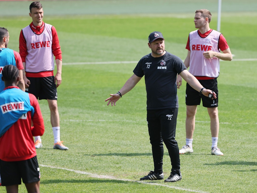Steffen Baumgart im Training des 1. FC Köln.