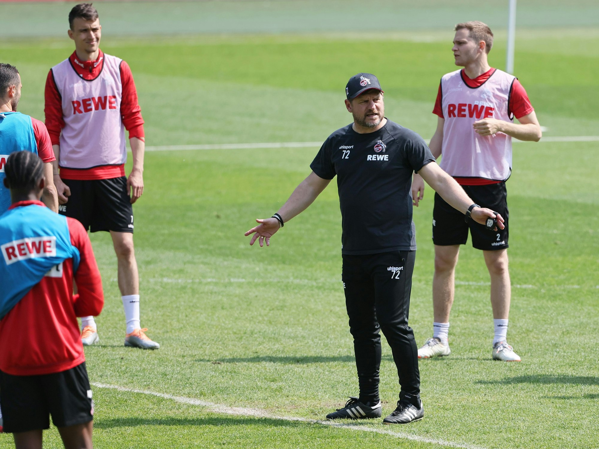 Steffen Baumgart im Training des 1. FC Köln.