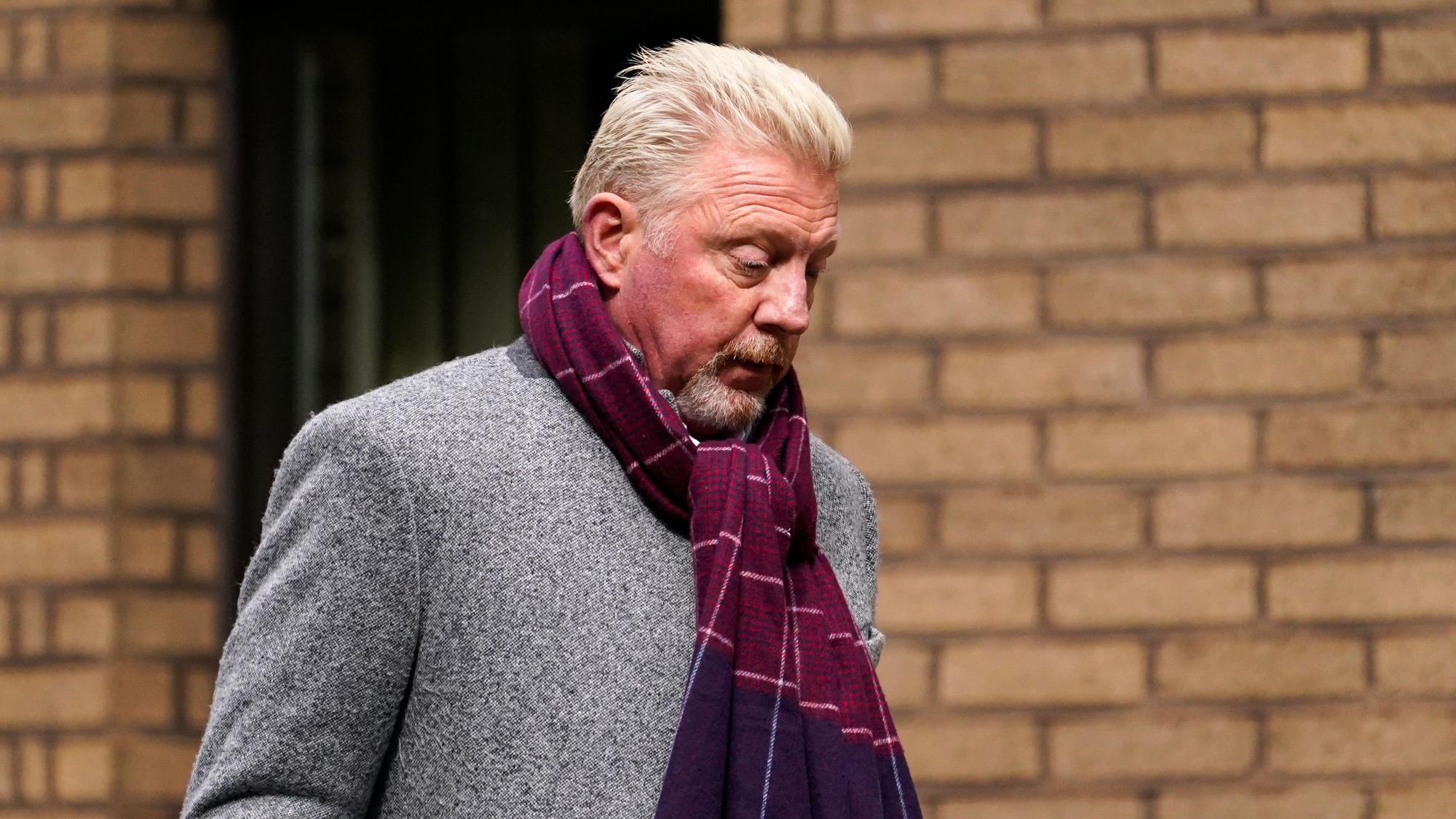 Boris Becker, ehemaliger Tennis-Profi aus Deutschland, vor dem Southwark Crown Court. Im Londoner Strafprozess gegen Boris Becker haben die Geschworenen den deutschen Ex-Tennisstar in mehreren Anklagepunkten für schuldig befunden.