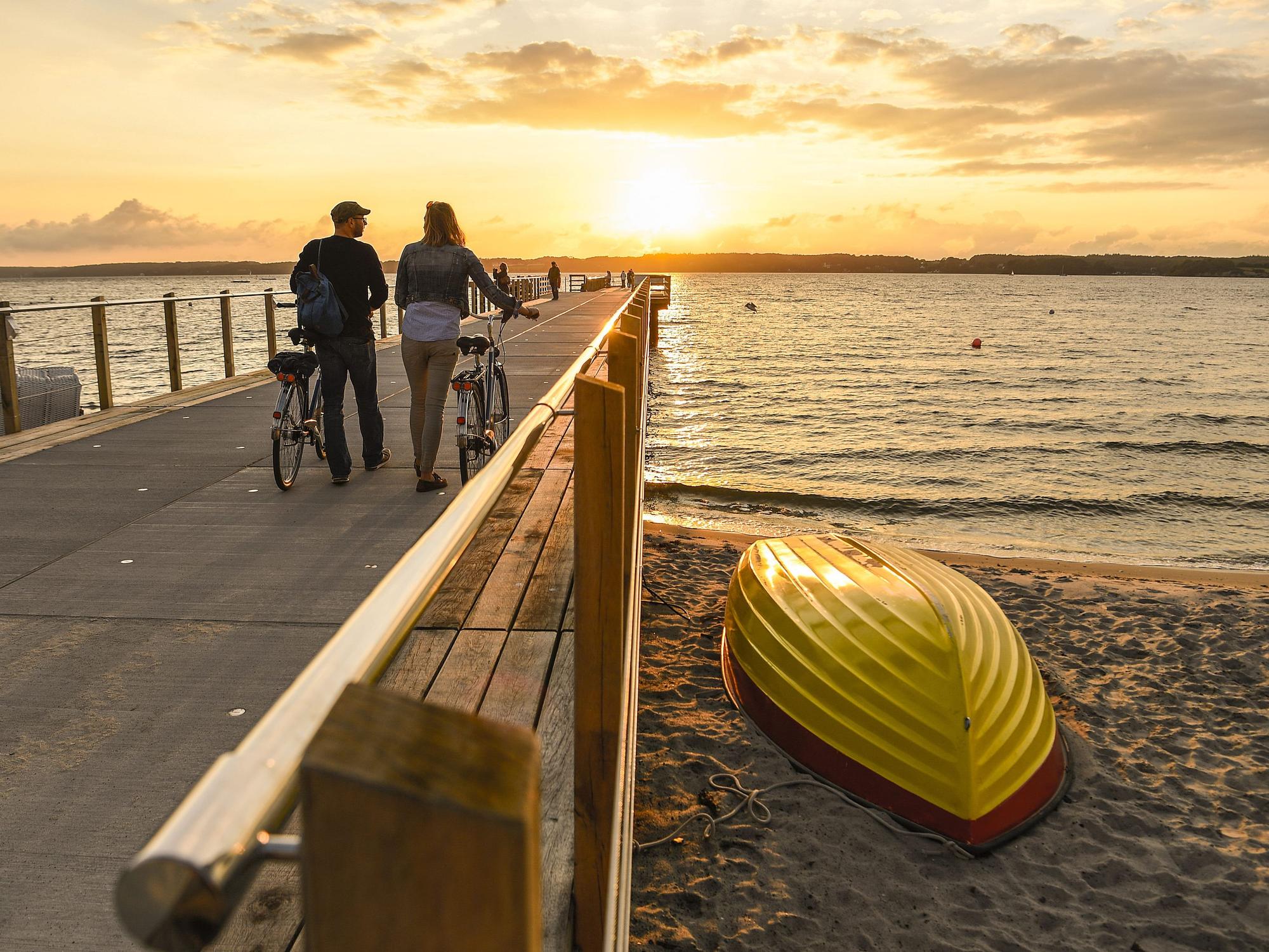 Der Ostseeküsten-Radweg verläuft entlang der besten Routen in Norddeutschland.