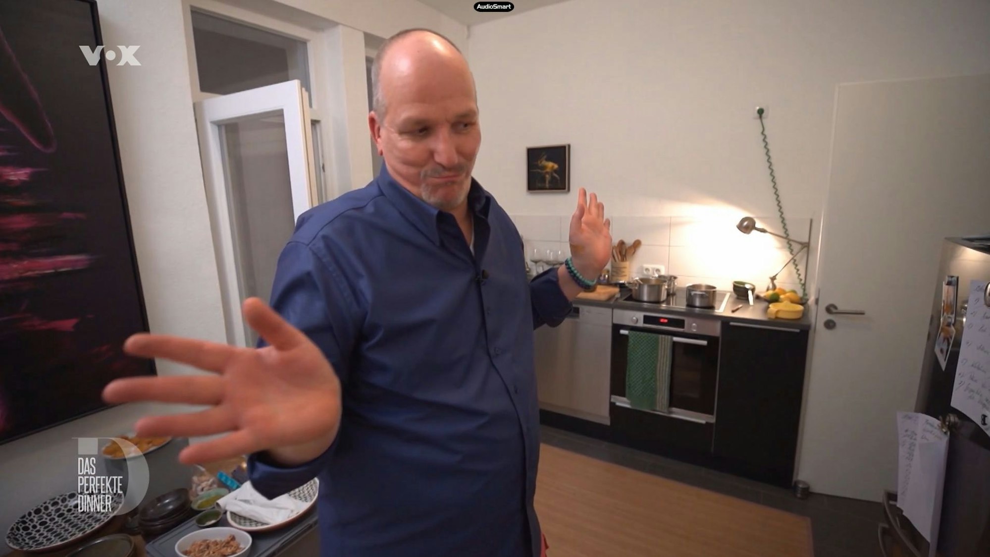 Gastgeber Christian in der Ruhrpott-Runde der Vox-Show „Das perfekte Dinner“.