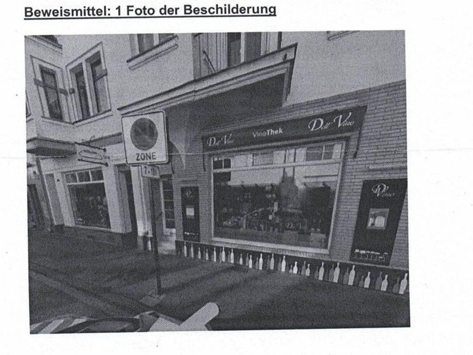 Screenshot aus der Anzeige gegen Günther Klum