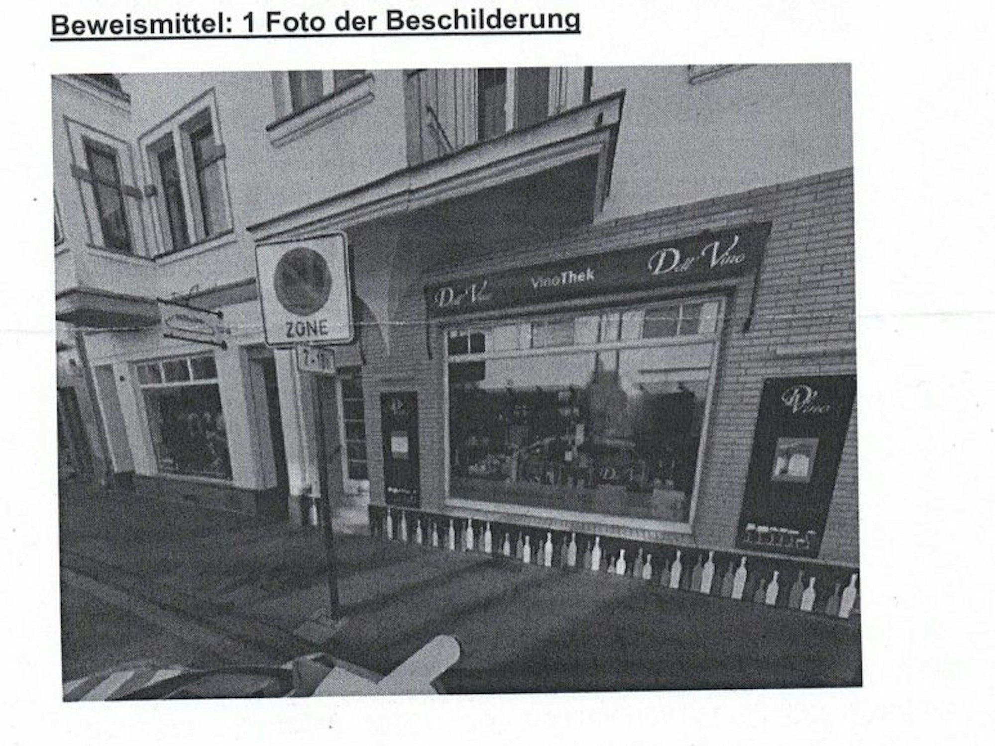 Screenshot aus der Anzeige gegen Günther Klum