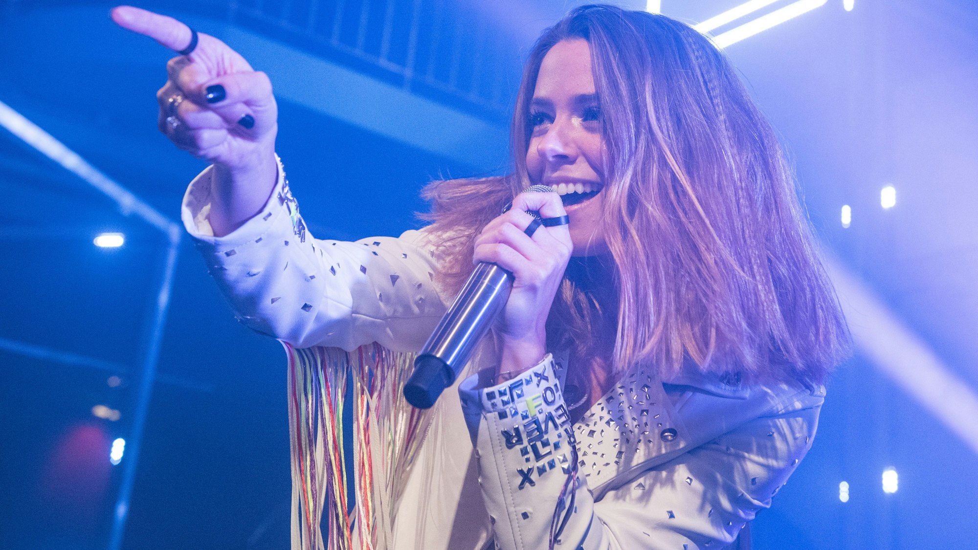 Vanessa Mai, Sängerin, tritt im Gruenspan im Rahmen ihrer Teaser Show-Tour für ihr neues Album "Für immer" auf. +++ dpa-Bildfunk +++