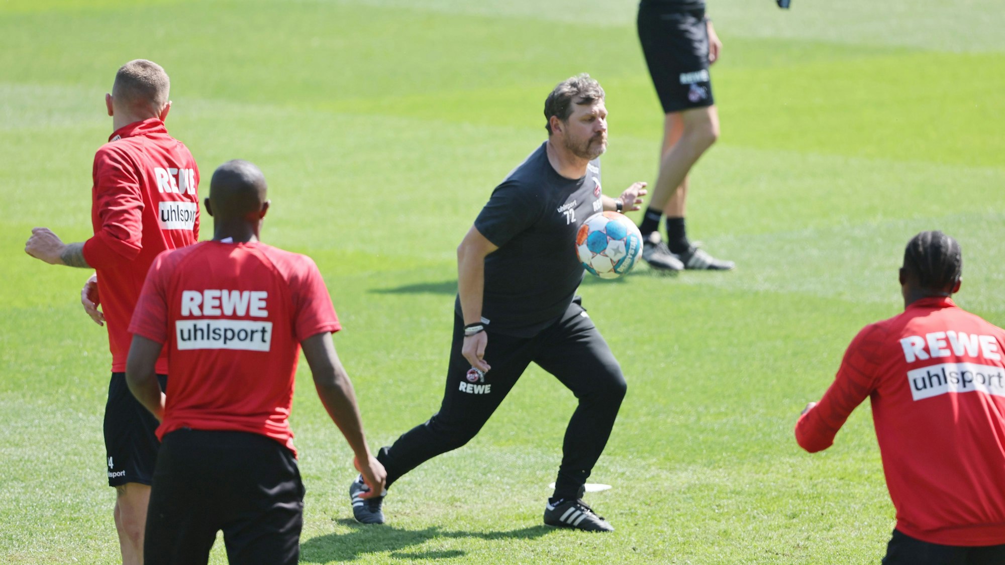 Steffen Baumgart trainiert den 1. FC Köln am Geißbockheim.