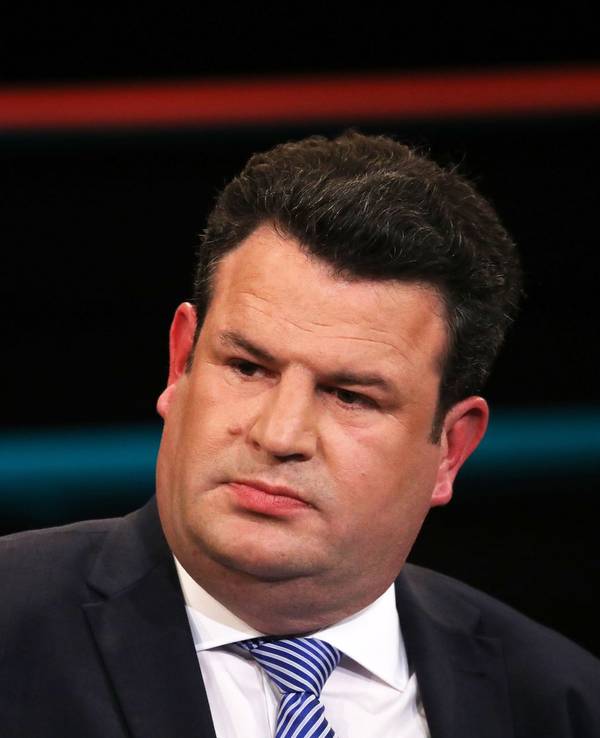 Hubertus Heil bei Markus Lanz im ZDF.