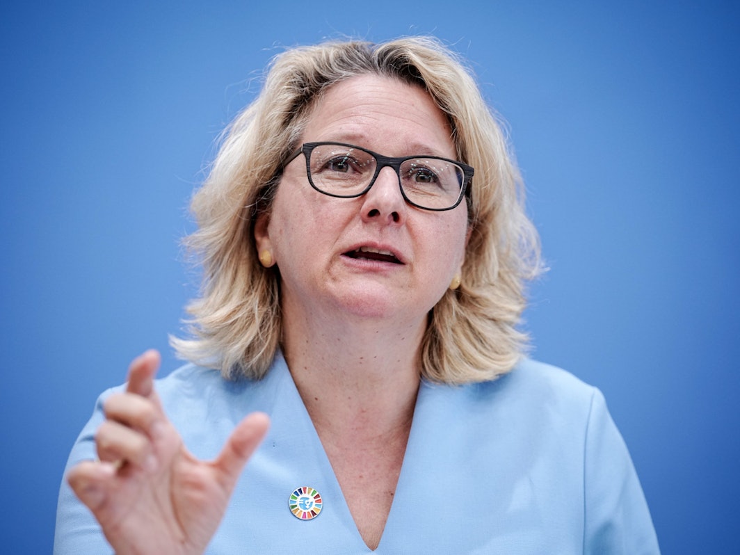 Bundesministerin Svenja Schulze hat sich mit einer drastischen Warnung zu Wort gemeldet.
