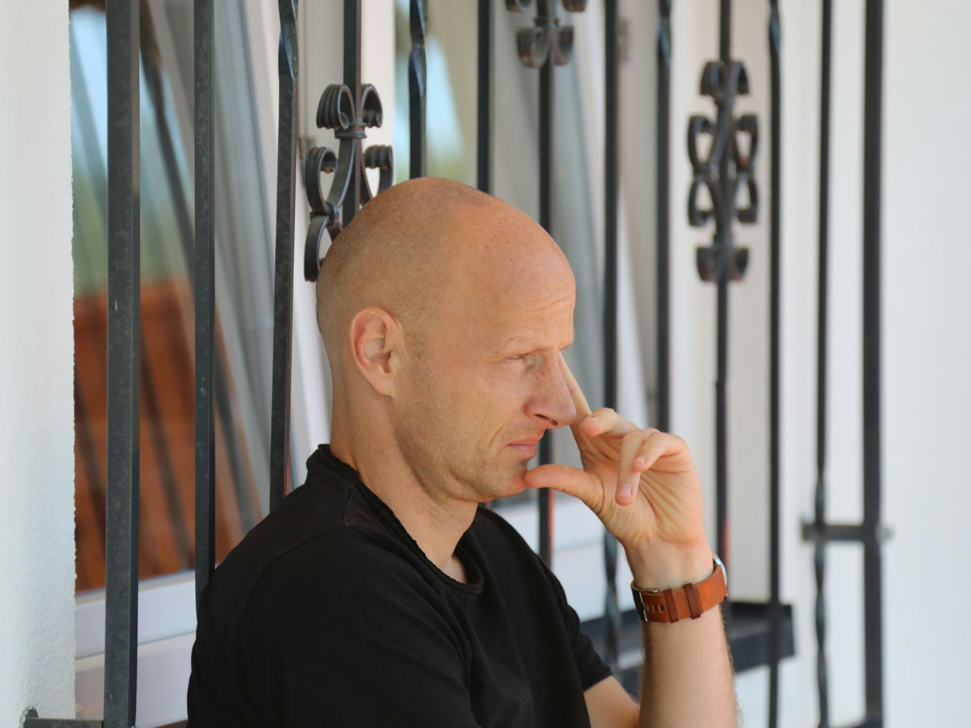 Matthias Heidrich im Trainingslager in Donaueschingen.