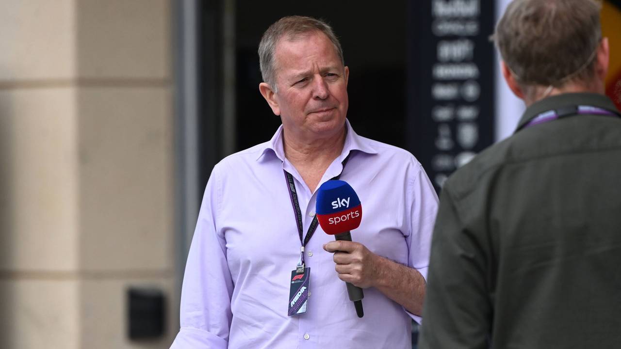 Martin Brundle, hier beim GP von Bahrain am 17. März 2022, sorgte beim GP von Miami am Sonntag, 8. Mai 2022, für einen skurrilen TV-Moment.