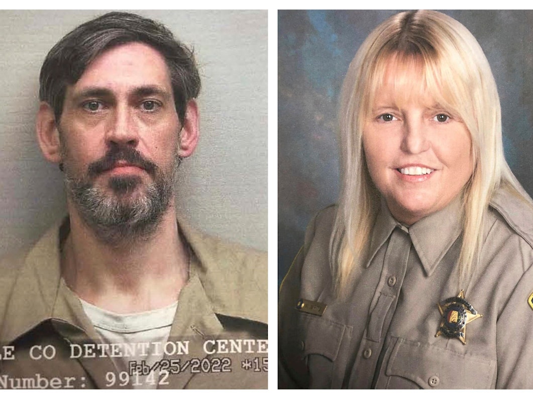 Die vom die vom U.S. Marshals Service und dem Lauderdale County Sheriff's Office zur Verfügung gestellte undatierte Bildkombo zeigt den Häftling Casey White (l) und die Justizvollzugsbeamtin Vicky White.