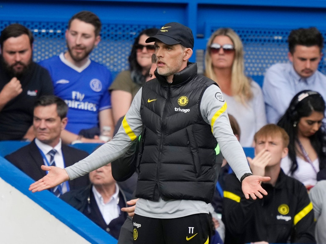 Chelsea-Coach Thomas Tuchel, hier beim Spiel gegen die Wolverhampton Wanderers am 7. Mai 2022, klagt über die aktuellen Zustände bei den Londonern.
