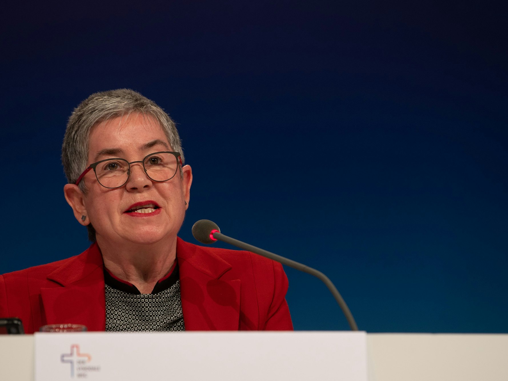 Irme Stetter-Karp fordert die Selbstverständlichkeit von Segnungsgottesdiensten für gleichgeschlechtige Paare. Das Bild zeigt die Präsidentin des Zentralkomitees der deutschen Katholiken am 3. Februar 2022.