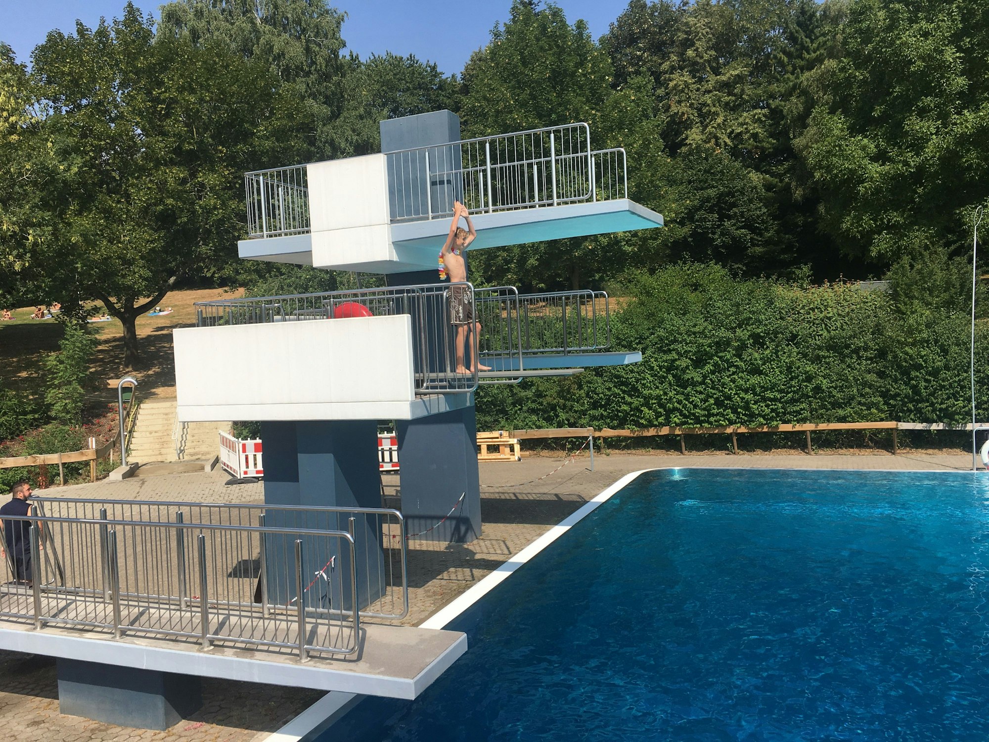 Die Sprungtürme in der Aquarena von Pulheim Stommeln.