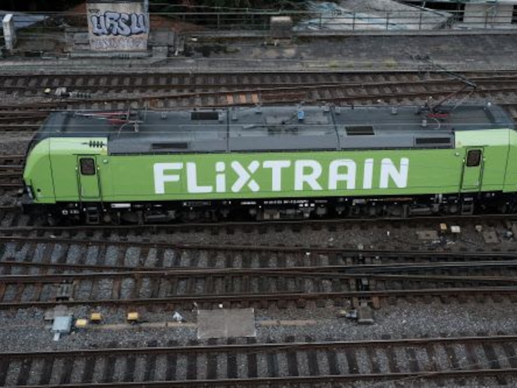 Ein „Flixtrain“-Wagen am 1. Oktober 2020 in Köln.