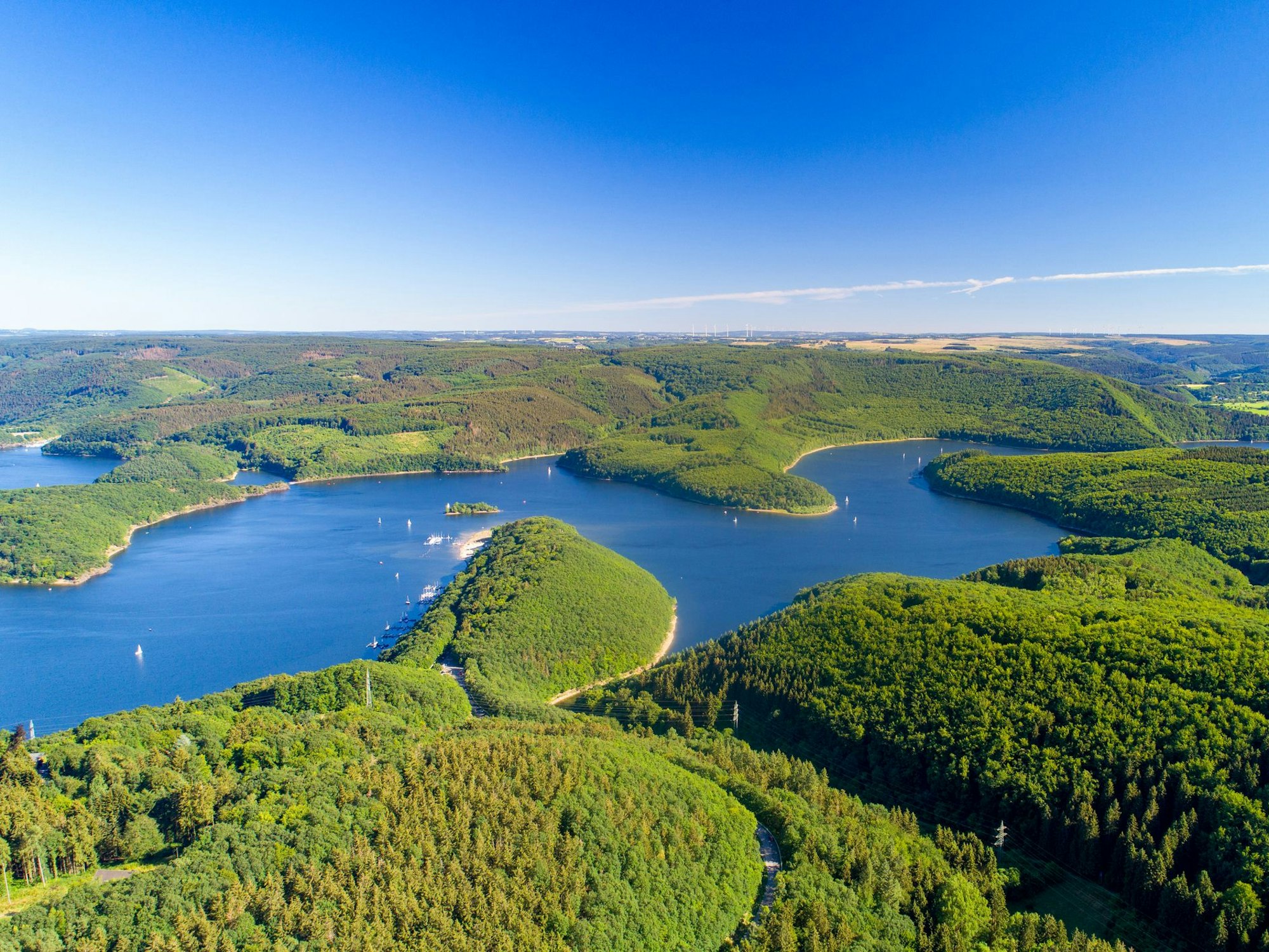 Der Rursee gehört zu den schönsten Badeseen in NRW.