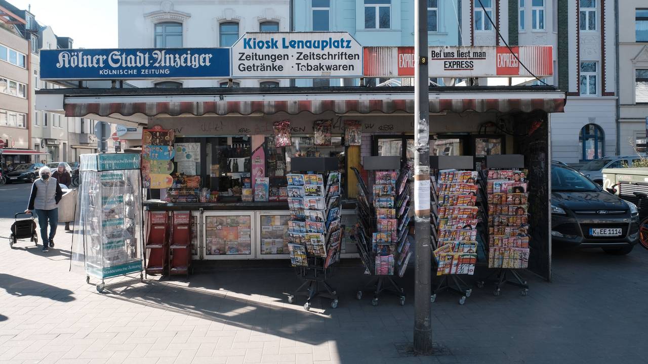 Das Büdchen auf dem Lenauplatz in Ehrenfeld.