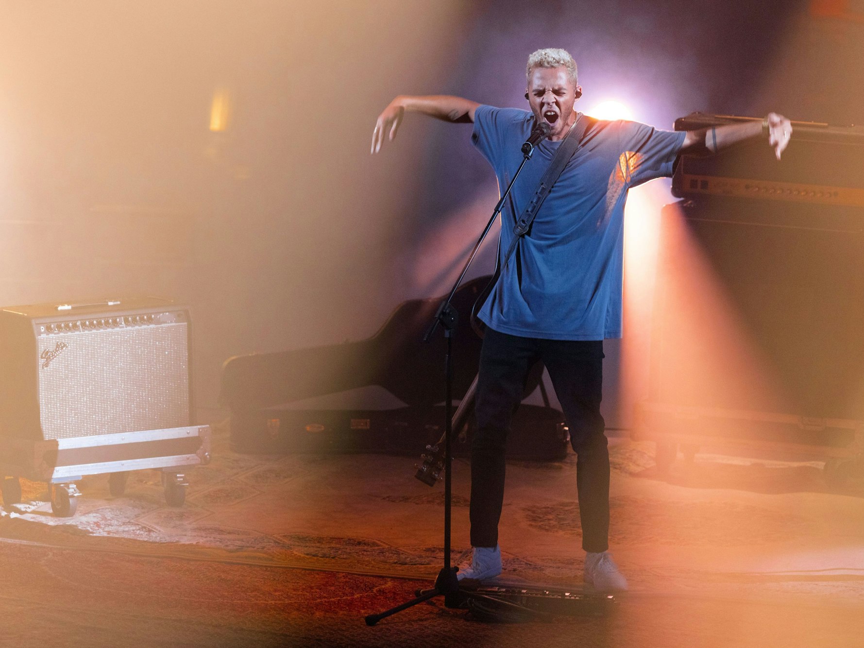 Malik Harris aus Deutschland (hier am 13. Mai 2022 bei der Generalprobe in Turin) werden nur schlechte Chancen auf einen Sieg ausgerechnet.