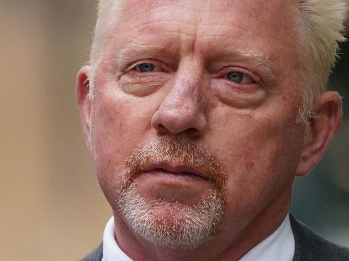 Boros Becker, hier bei seiner Strafmaßverkündung am 29. April in London, sitzt aktuell im Gefängnis.