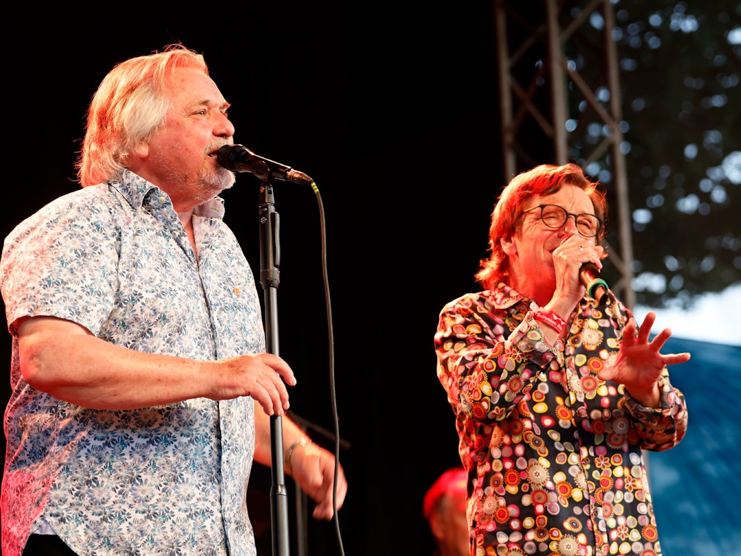Tommy Engel und Purple Schulz singen im Tanzbrunnen in Köln