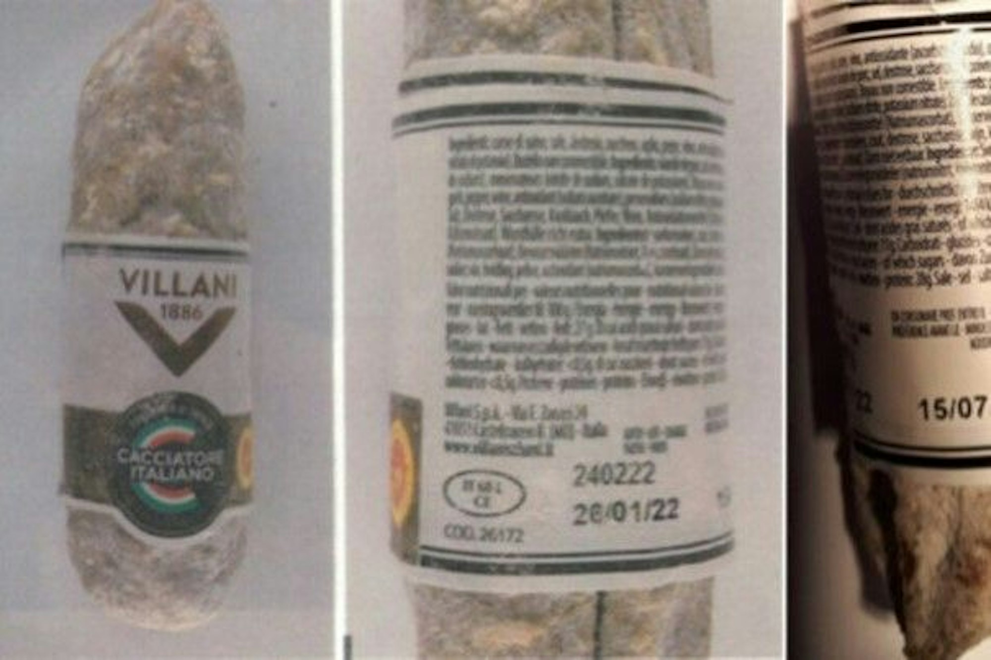 Rückruf Salami 
Foto: Di Gennaro Feinkost- und Weinhandelsgesellschaft mbH