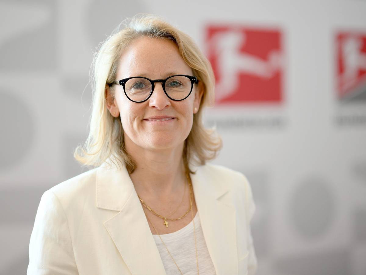 Sie möchte den deutschen Fußball revolutionieren - DFL-Geschäftsführerin Donata Hopfen.