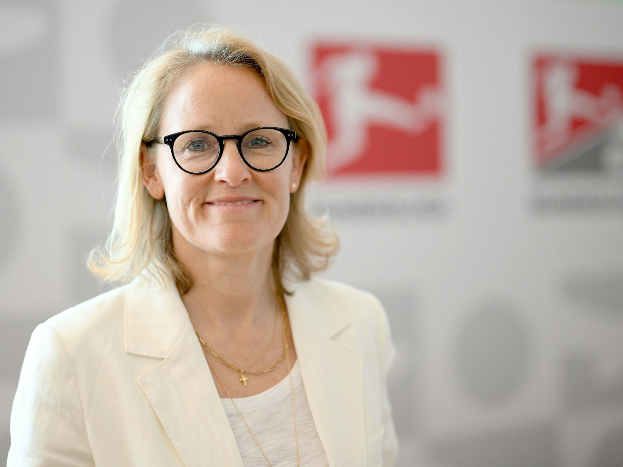 Sie möchte den deutschen Fußball revolutionieren - DFL-Geschäftsführerin Donata Hopfen.