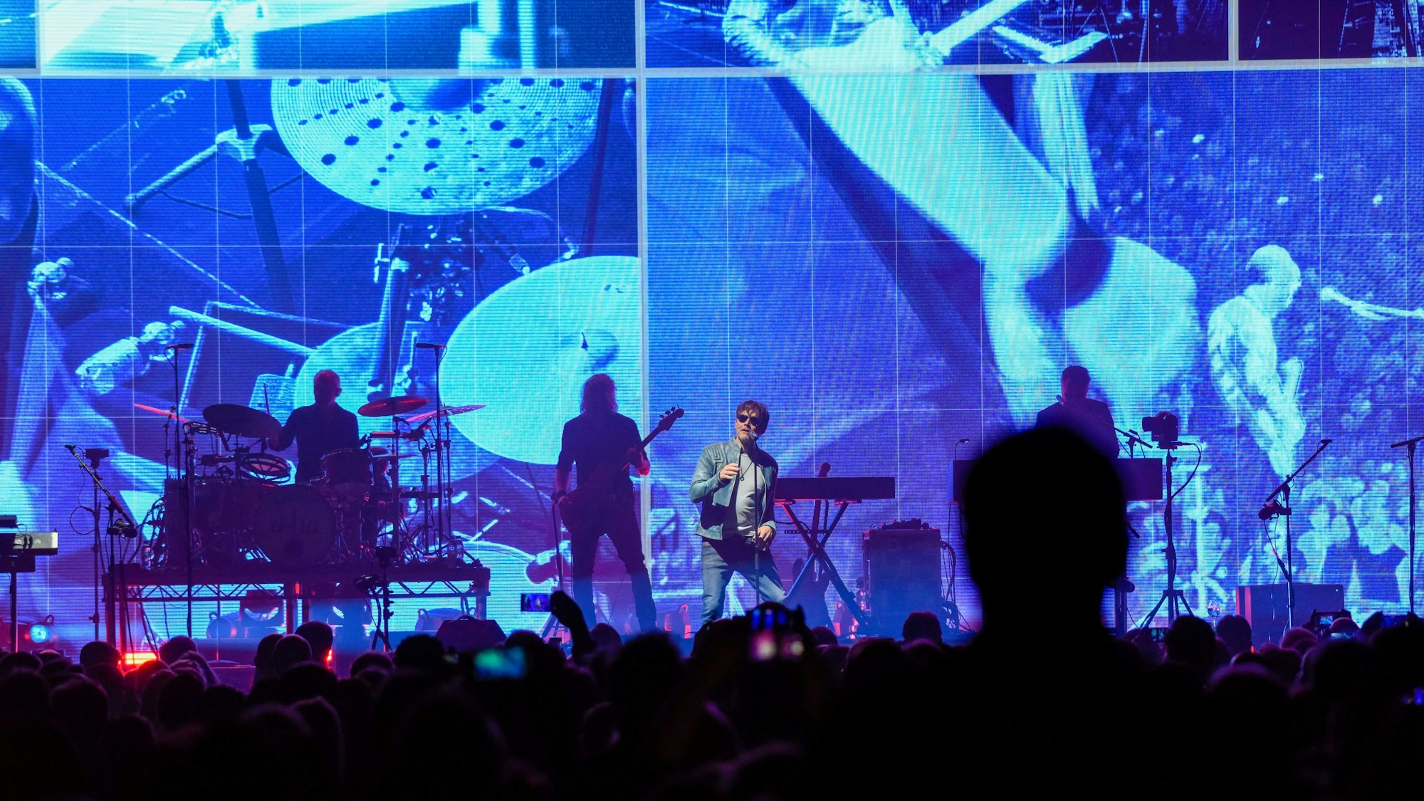 Die Gruppe a-ha spielt ein Konzert in der Lanxess-Arena.
