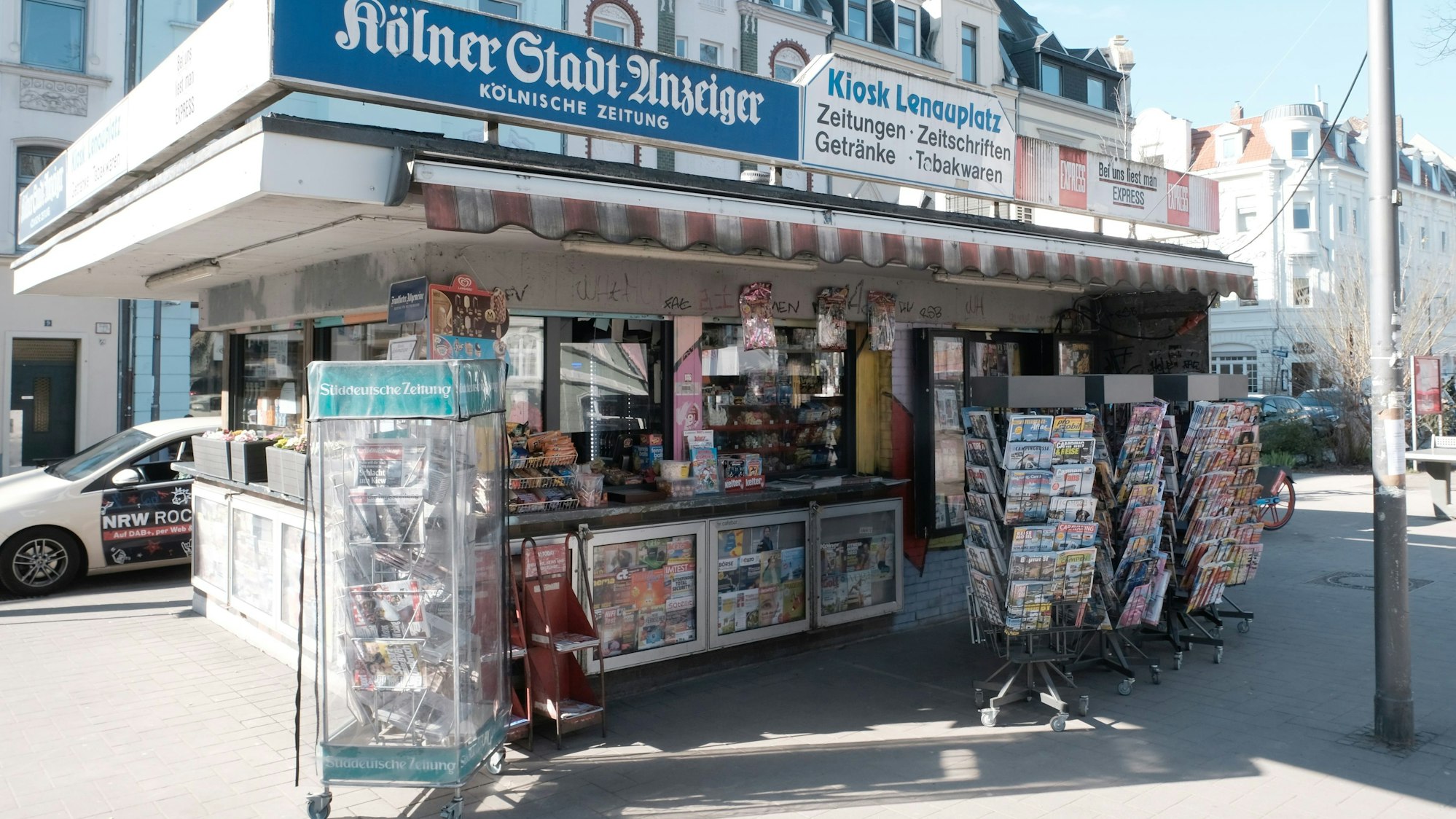 Das Büdchen auf dem Lenauplatz in Köln.