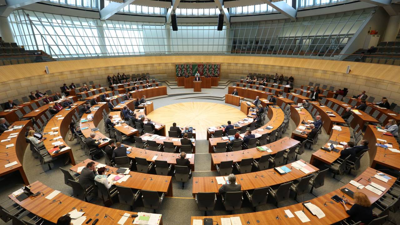 Der Düsseldorfer Plenarsaal am 6. Oktober 2016.