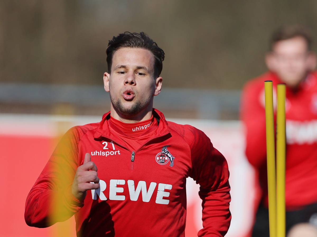Louis Schaub trainiert beim 1. FC Köln.