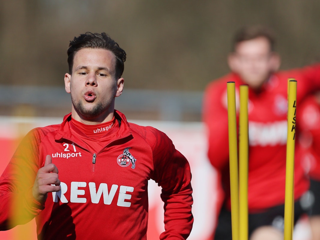 Louis Schaub trainiert beim 1. FC Köln.