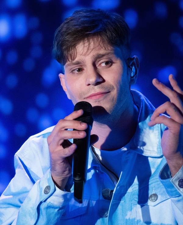 Julian Reim, hier beim SWR4-Festival im Oktober 2021, will genau wie sein Vater Matthias Reim als Sänger erfolgreich werden.