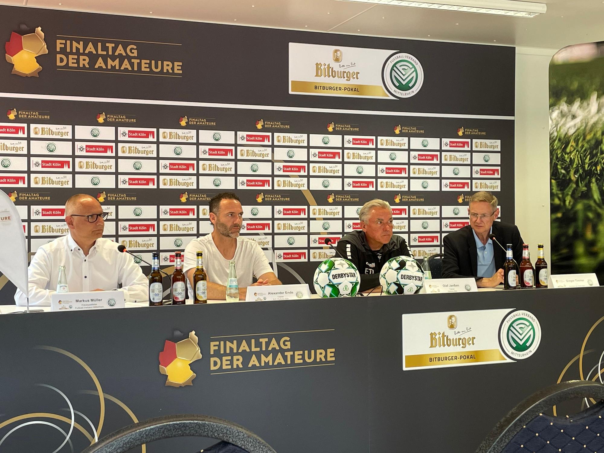 Für alle wird es ein Highlight im Sportpark Höhenberg - Das Bitburger-Pokalfinale zwischen Viktoria Köln und Fortuna Köln.