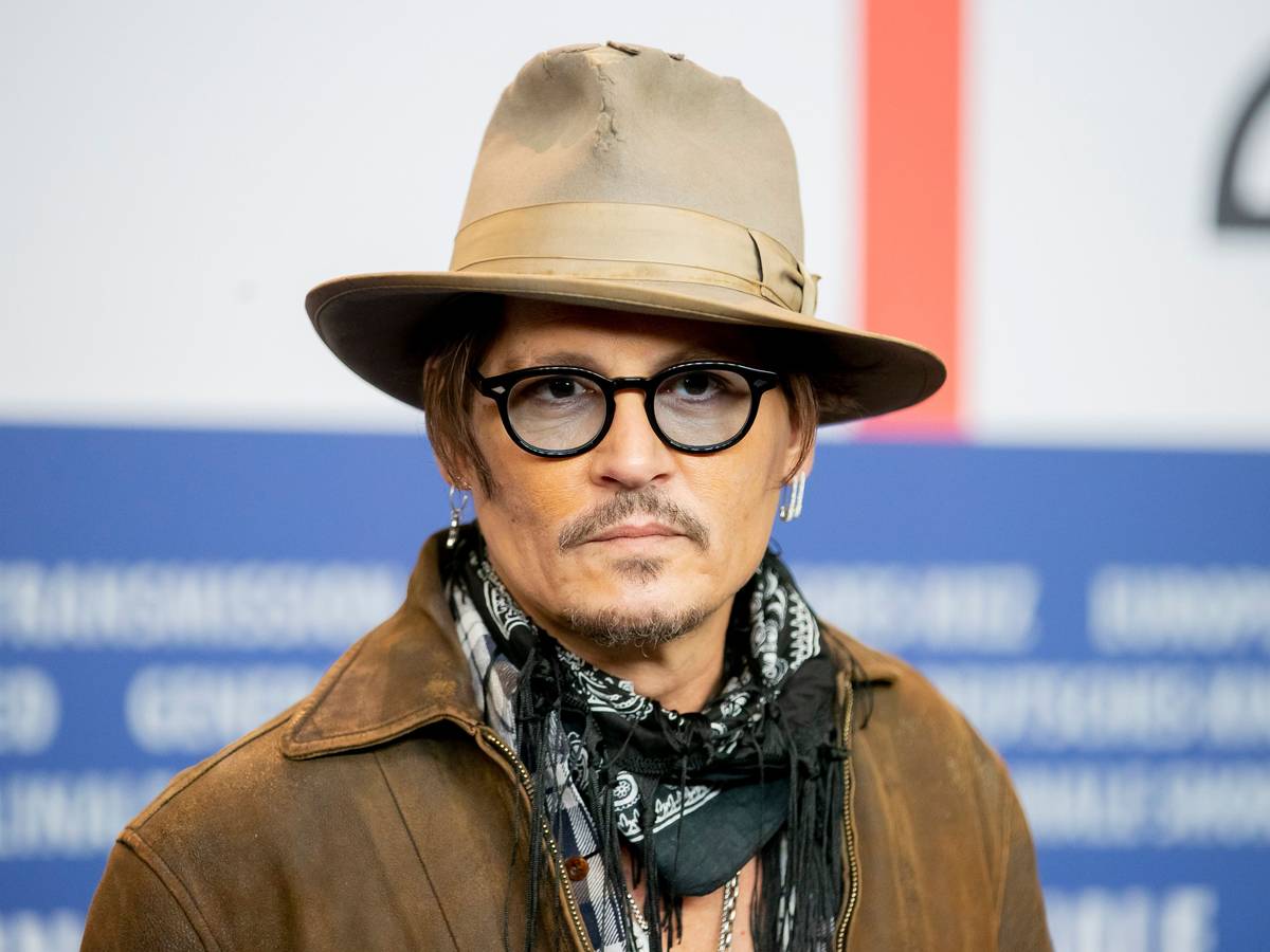 Schauspieler Johnny Depp bei der 70. Berlinale im Jahr 2020.