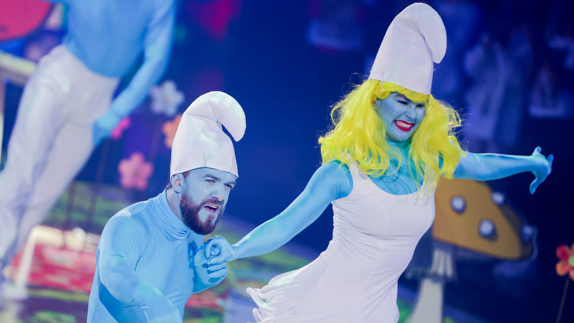 20.05.2022, Nordrhein-Westfalen, Köln: Mathias Mester, Sportler, und Renata Lusin, Profitänzerin, tanzen in der RTL-Tanzshow "Let's Dance" im Coloneum.