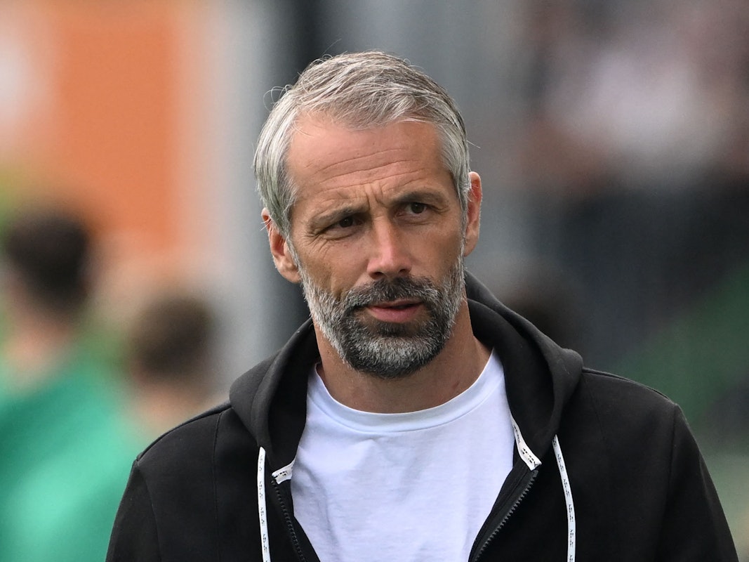 Marco Rose bei einem Spiel des BVB.