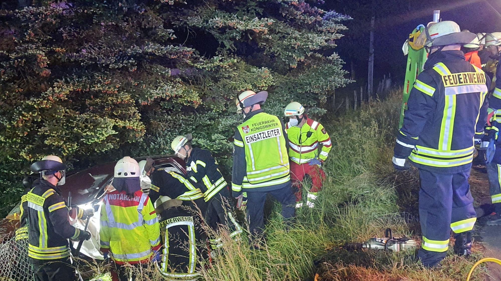 Technische Rettung nach Verkehrsunfall