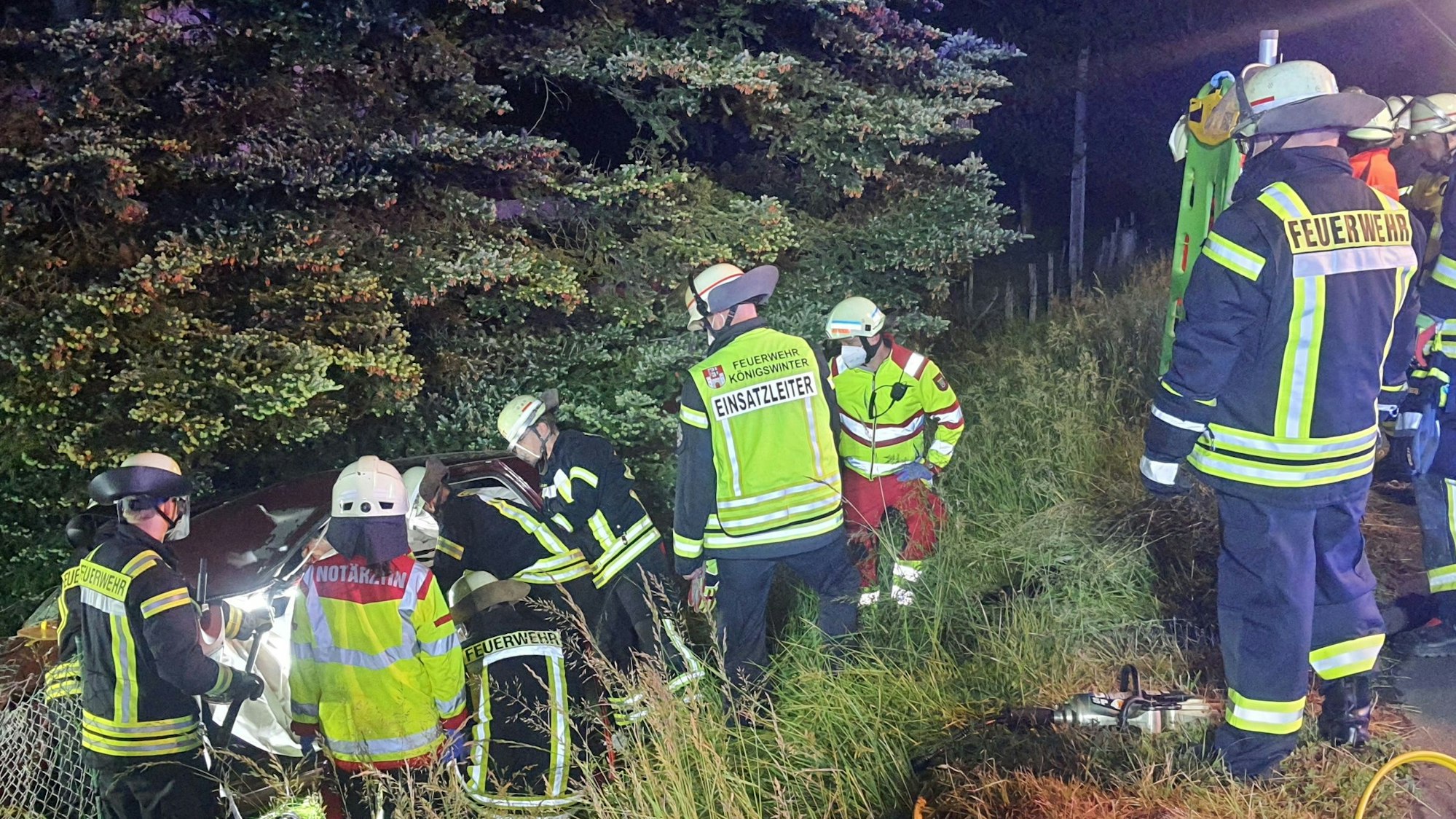 Technische Rettung nach Verkehrsunfall