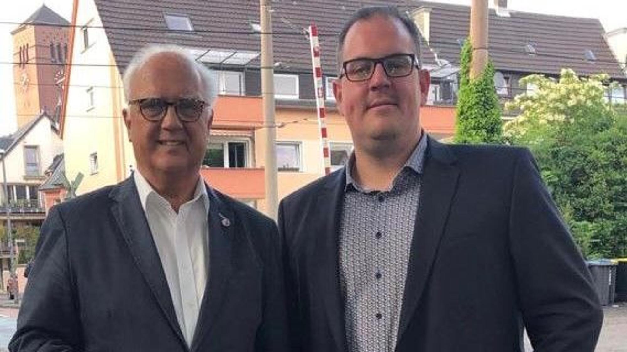 Hans-Werner Bartsch (l.) mit seinem Nachfolger Daniel Kohnke