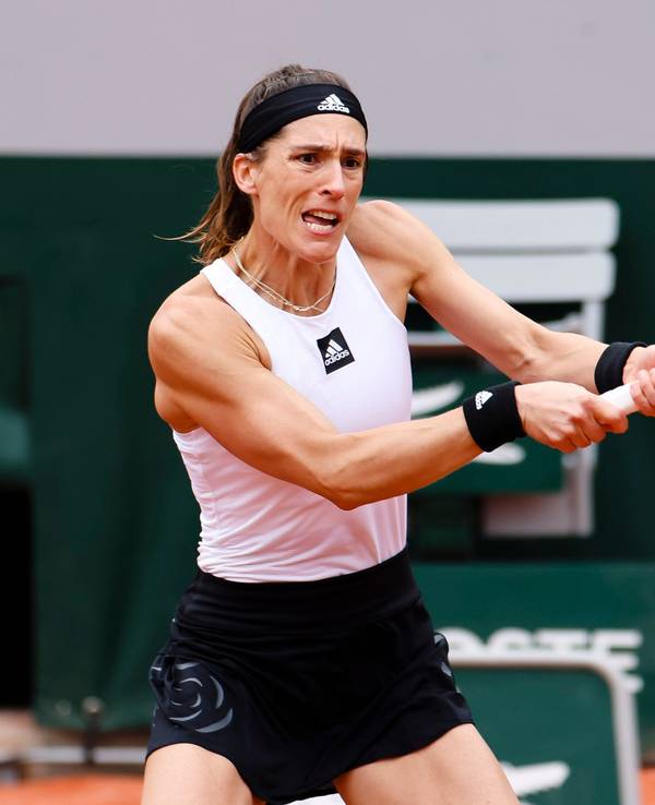 Andrea Petkovic in Aktion.