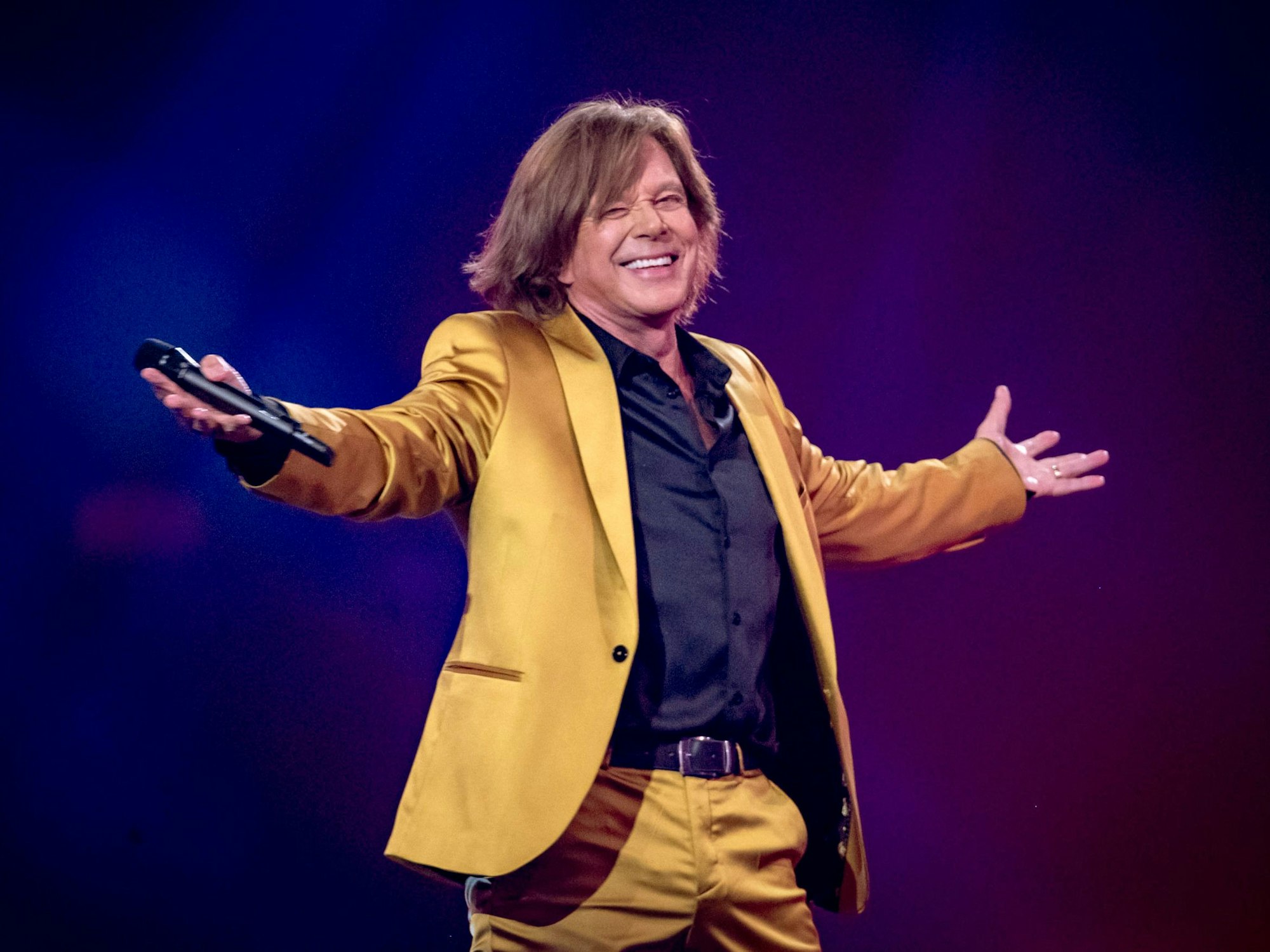 Jürgen Drews singt beim „Schlagerbooom 2021 – Alles funkelt! Alles glitzert!“.