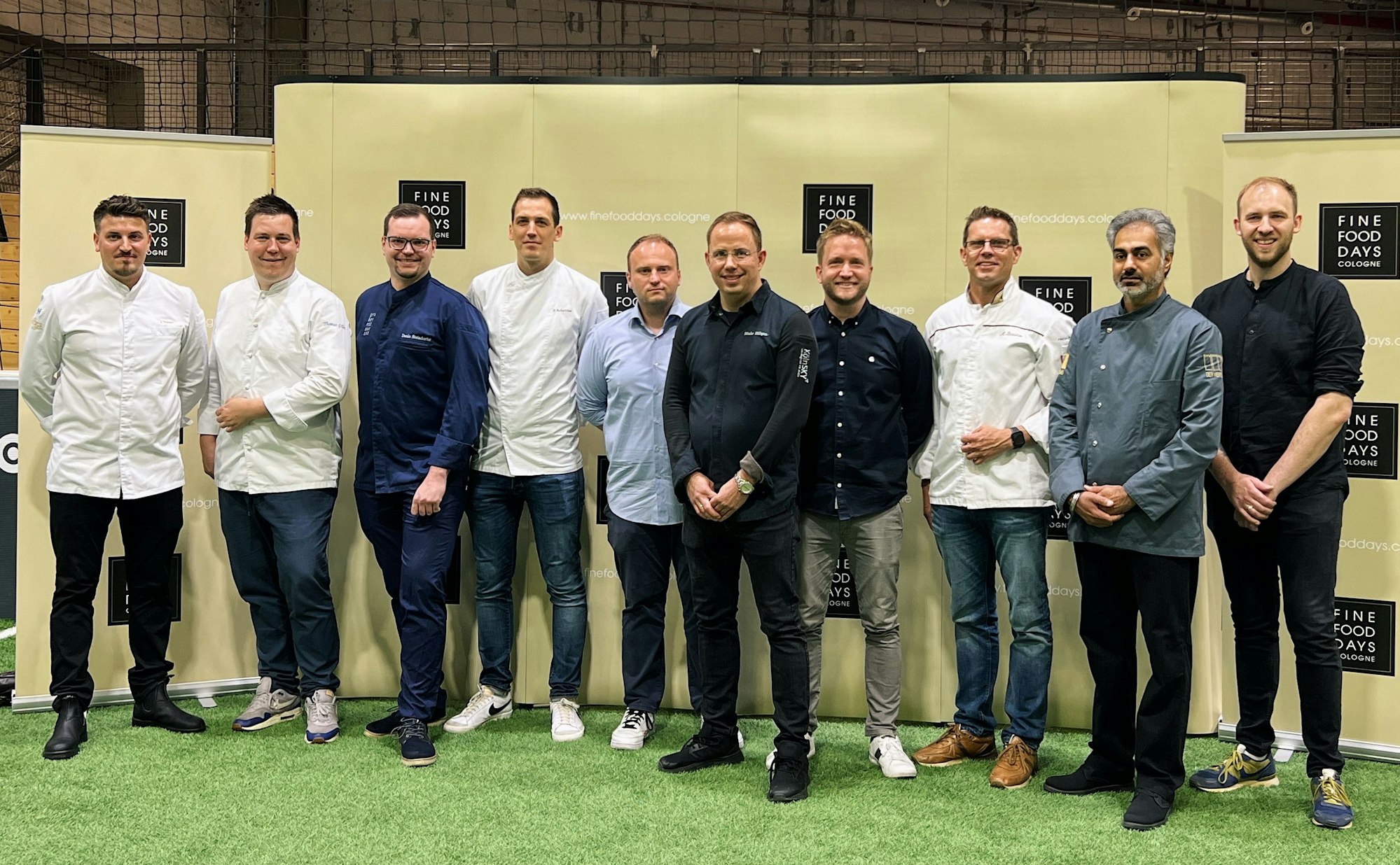 Die teilnehmenden Köche der „Fine Food Days Cologne“