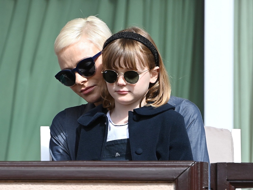 Mutter und Tochter: Charlene von Monaco and Prinzessin Gabriella im Mai 2022 in Monaco.