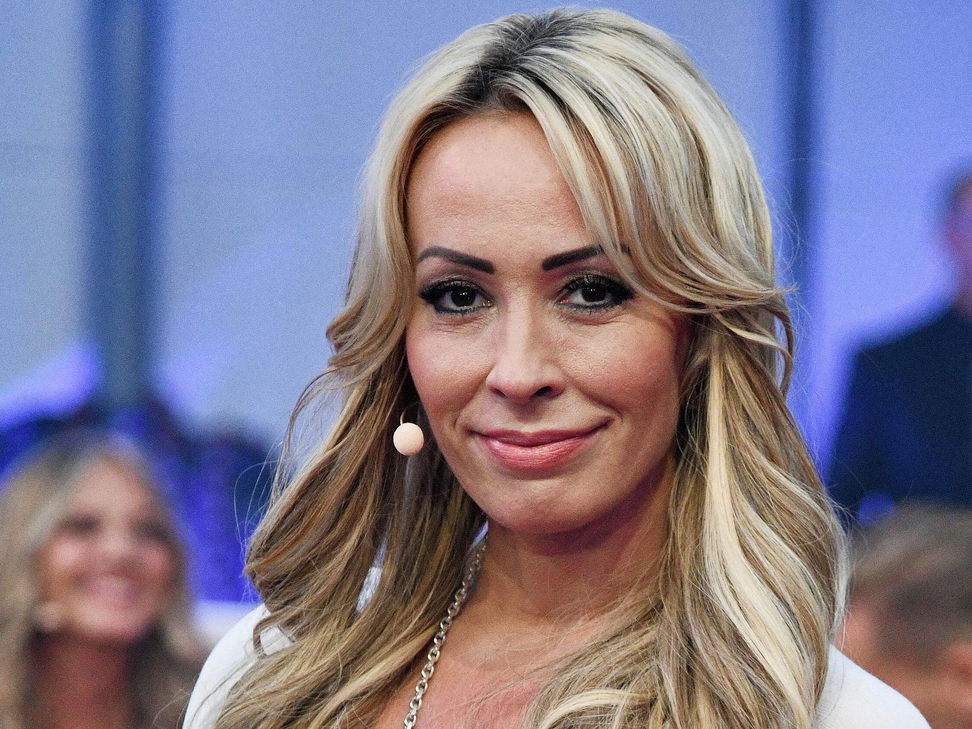 Cora Schumacher, ehemalige Rennfahrerin, aufgenommen bei der Sat.1-Show "Promi Big Brother 2018". (zu dpa "Model Cora Schumacher sucht jetzt im TV Mann fürs Leben") +++ dpa-Bildfunk +++