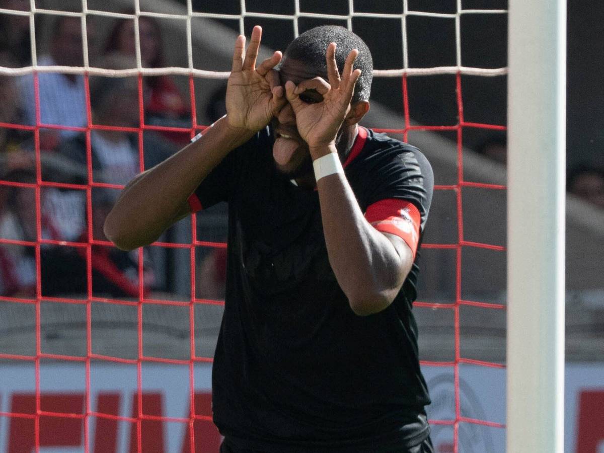 Anthony Modeste jubelte über ein Tor für den 1. FC Köln