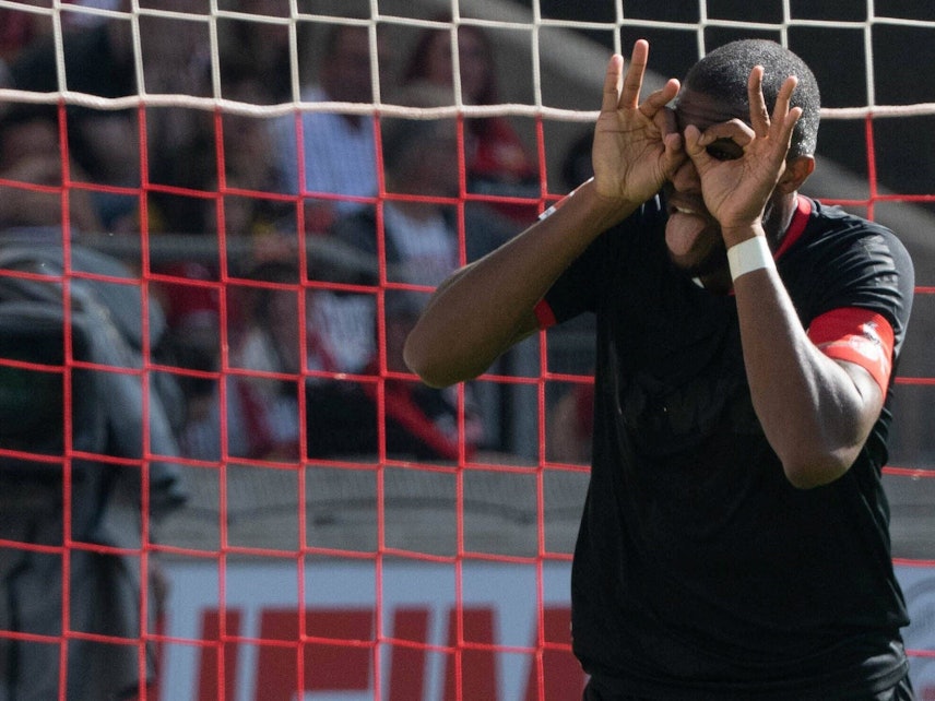 Anthony Modeste jubelte über ein Tor für den 1. FC Köln