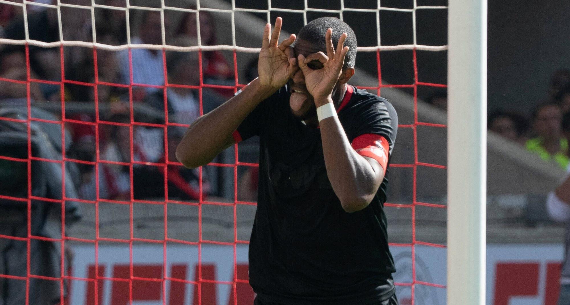 Anthony Modeste jubelte über ein Tor für den 1. FC Köln